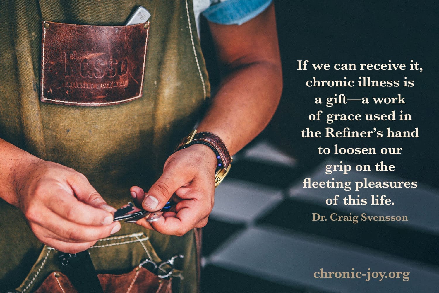 Even chronic illness can be a gift in God's hands.