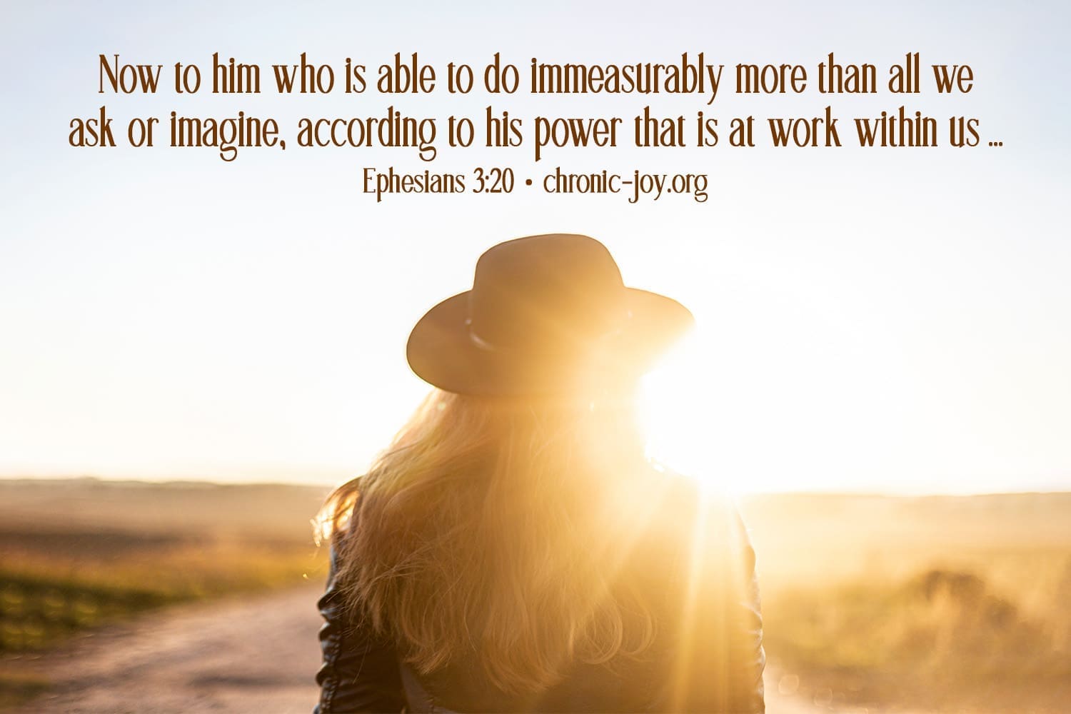 God can do more than we could ask or imagine.