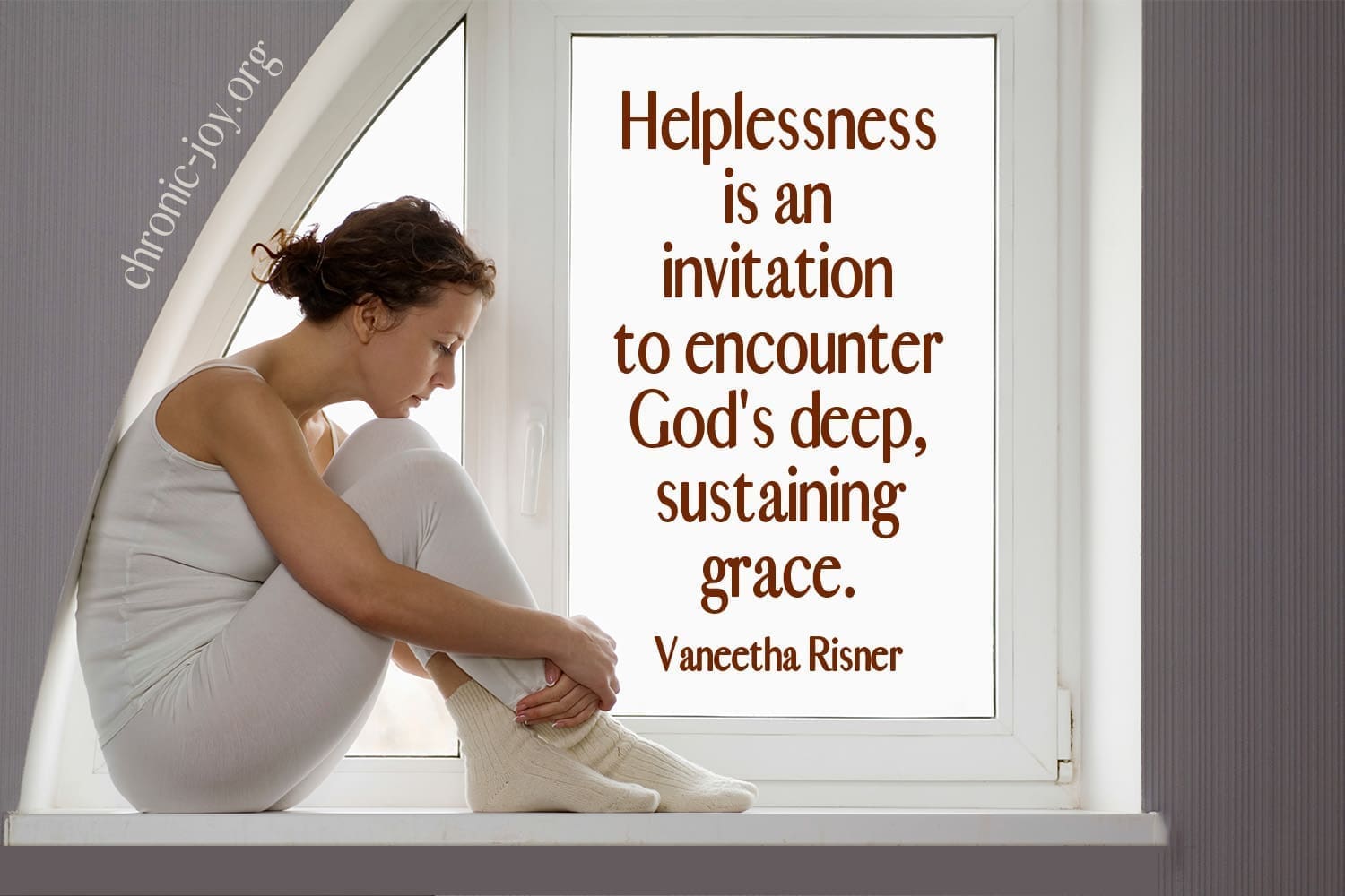 Helplessness is an invitation to encounter God's grace.
