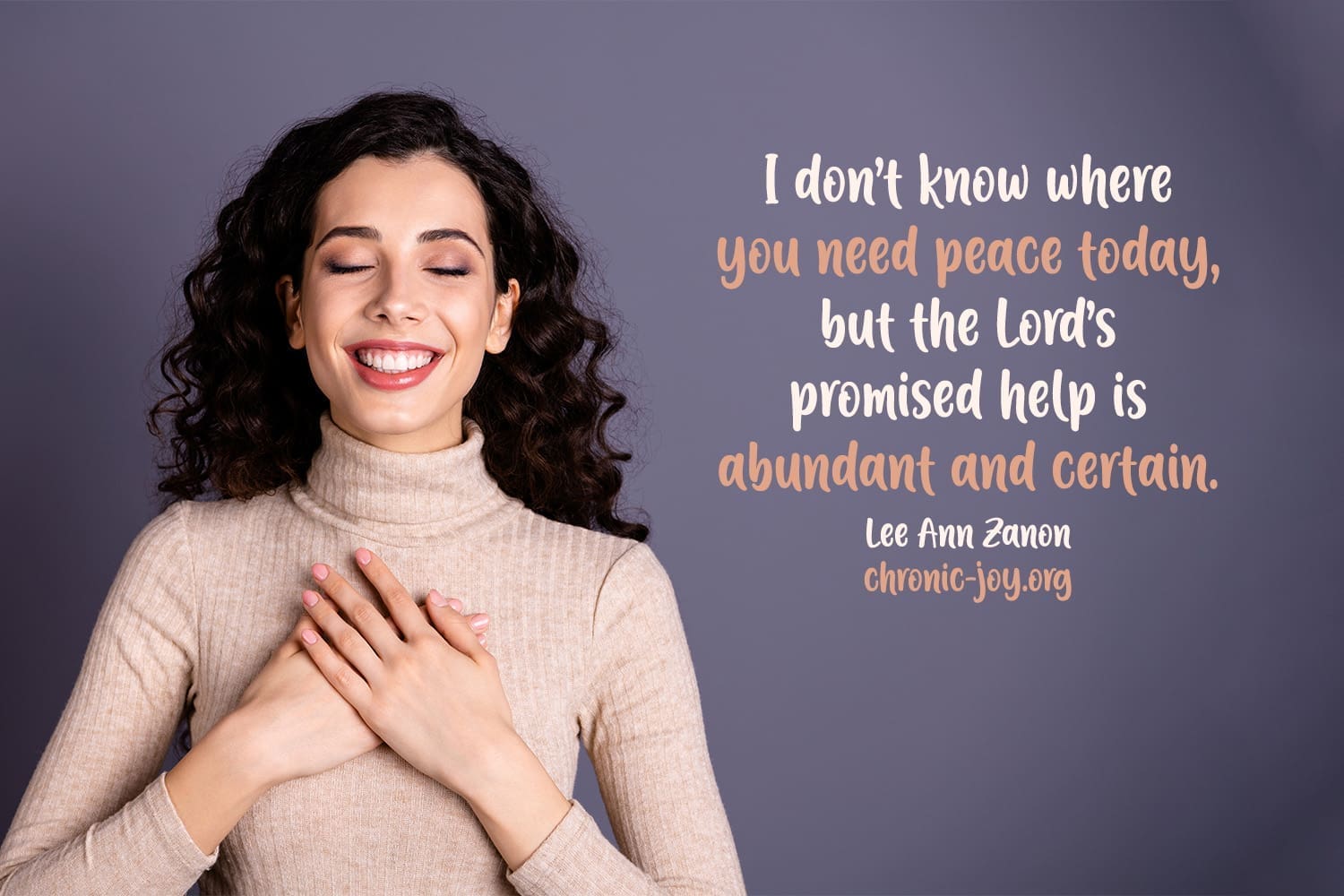 God's peace is promised, abundant, and certain.
