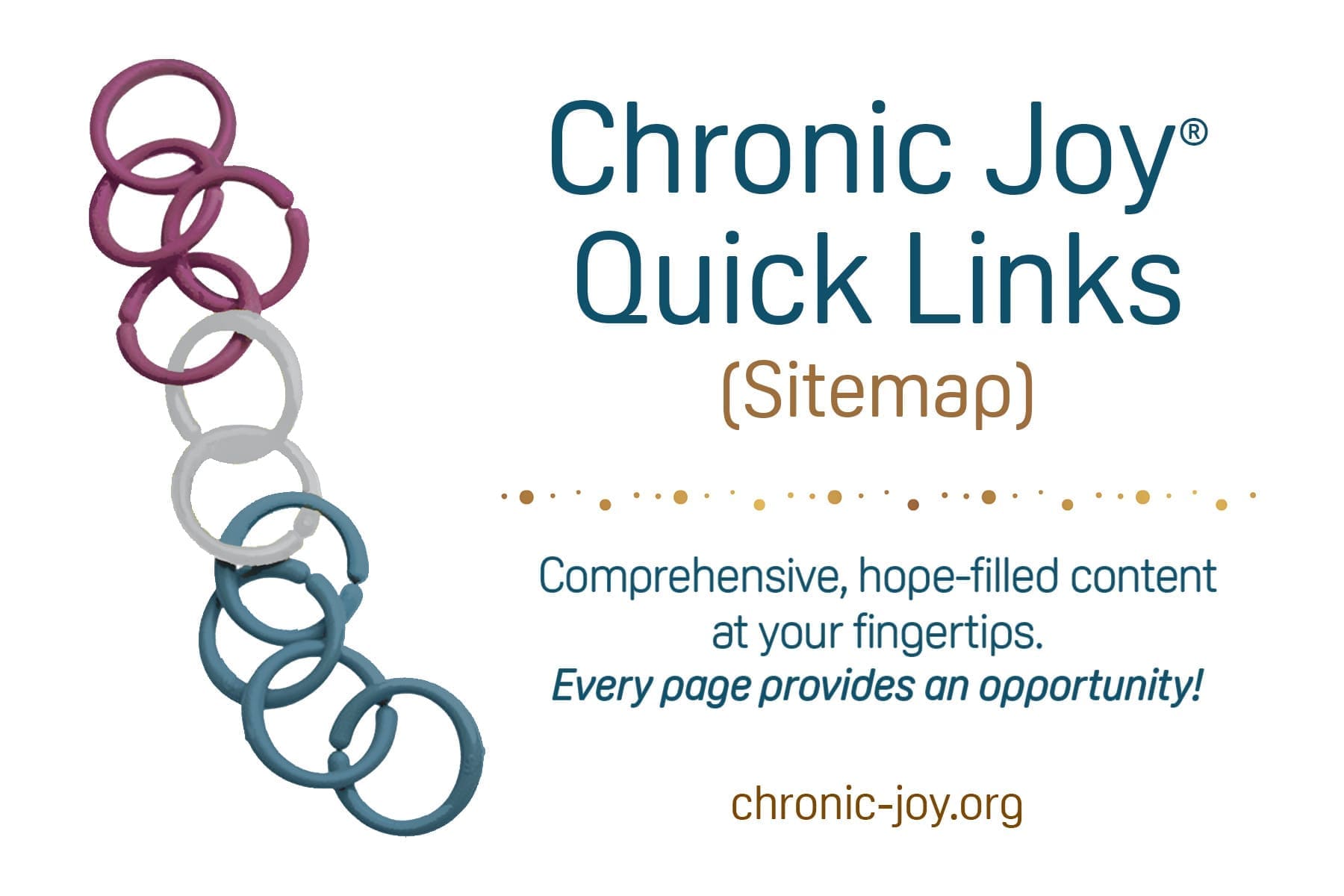 Chronic Joy® Quick Links