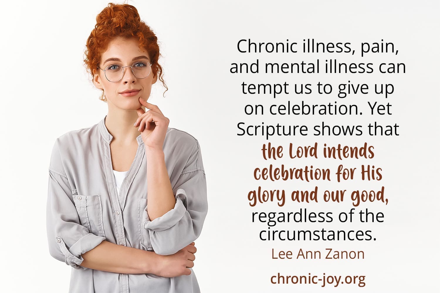 Celebration is for God's glory and our good.
