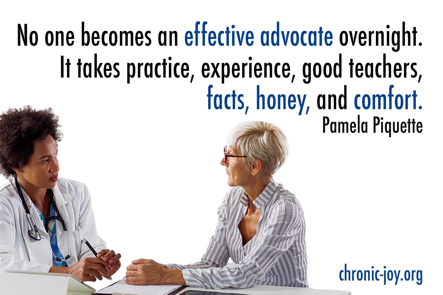Learning to be a medical advocate for our children and ourselves.